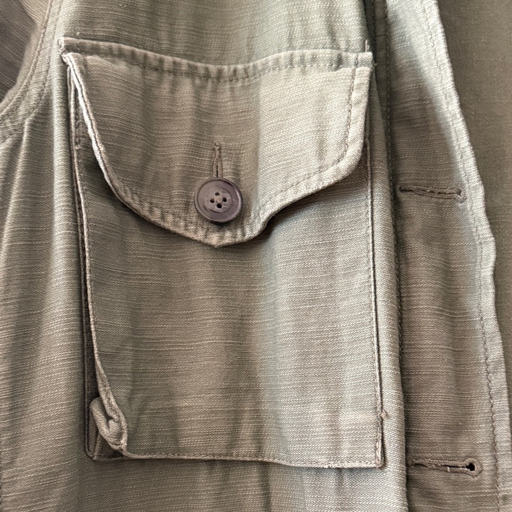 Bar III Olive Utility Jacket in 100% Cotton - Picture 5 of 15